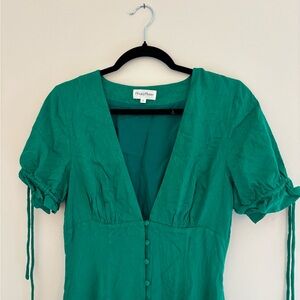 Privacy Please Green Maxi Dress BRAND NEW